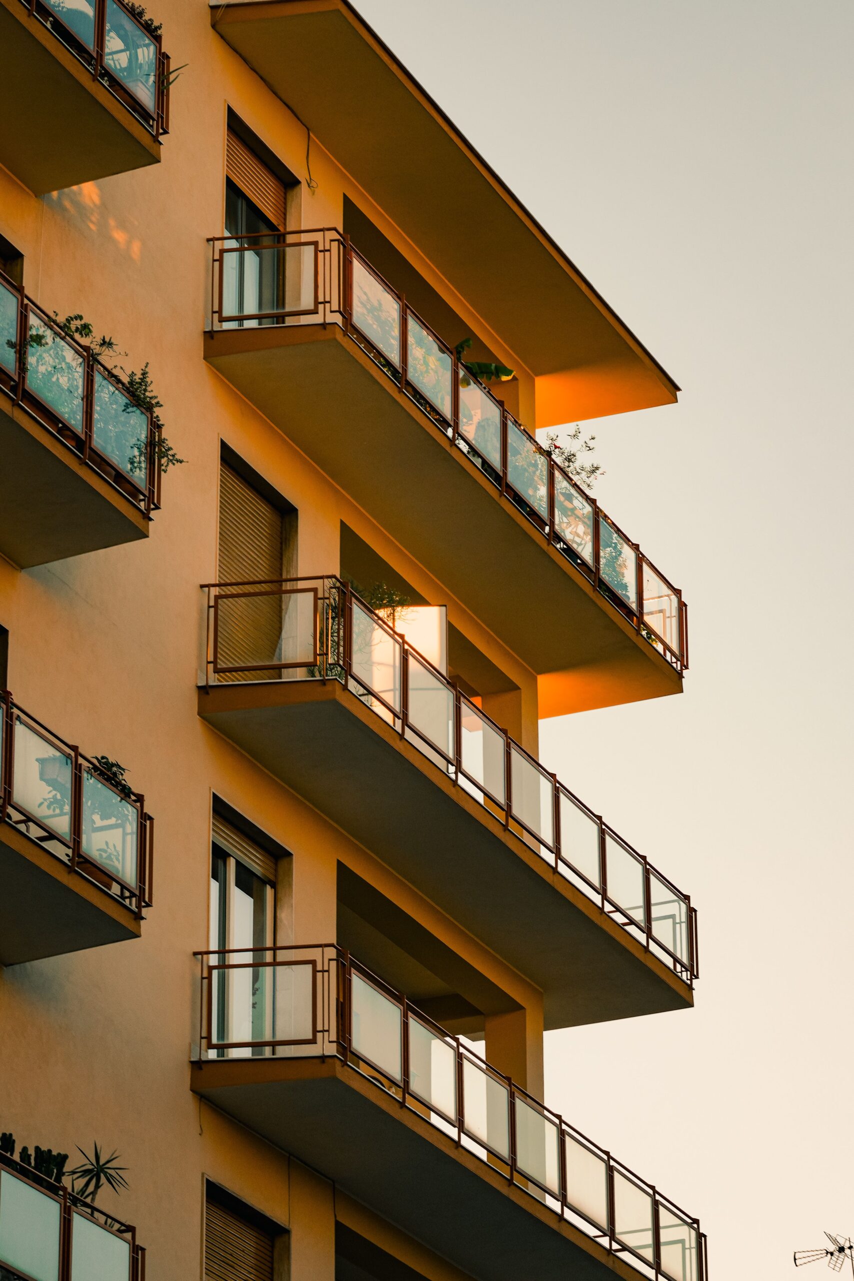 orange condo building